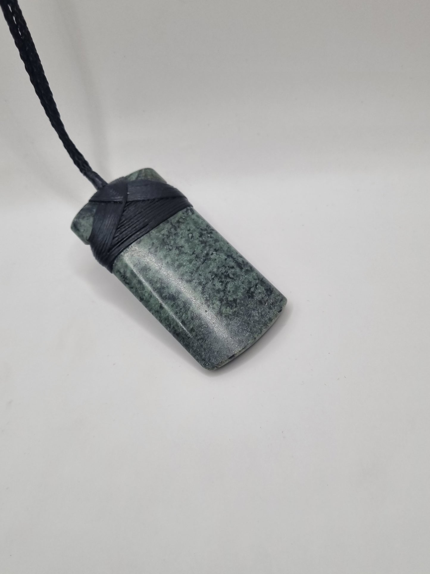 Tangiwai Pounamu Greenstone Toki with specks