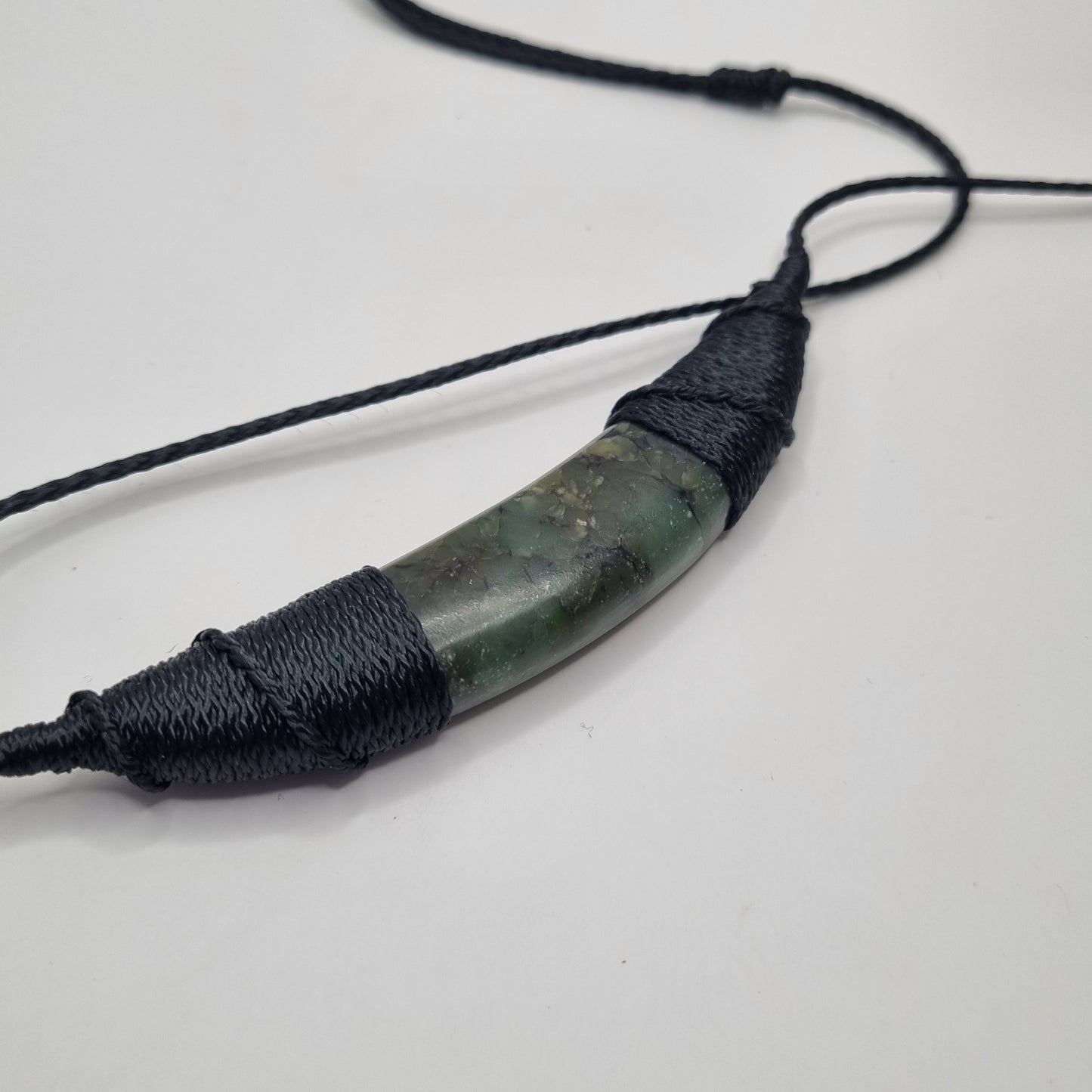 South Westland Inanga Pounamu Greenstone breastplate pendant