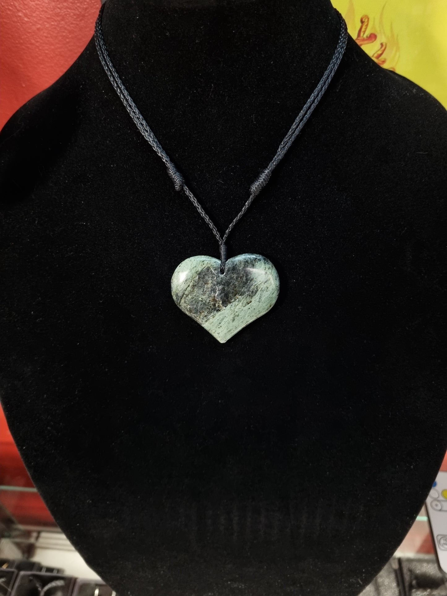 Heart Pounamu Greenstone