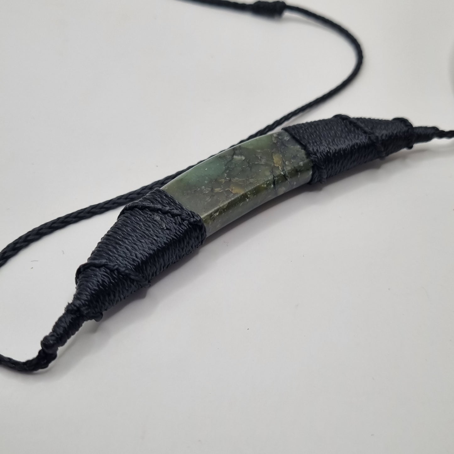 South Westland Inanga Pounamu Greenstone breastplate pendant